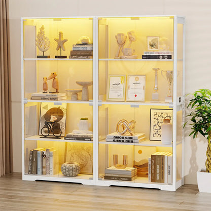 BROTTAR® Curio Cabinet with Motion Sensor-White